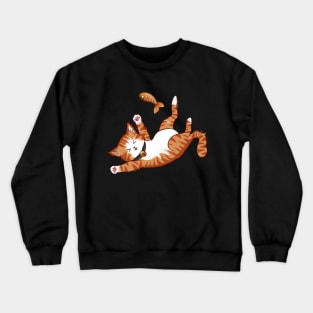Ginger Cat Crewneck Sweatshirt
